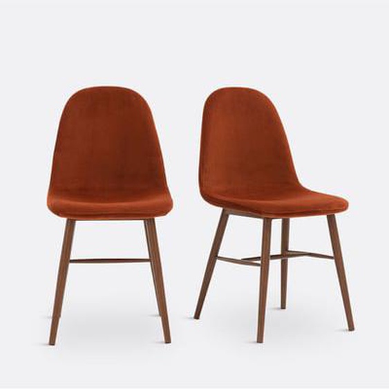 Lot de 2 chaises velours, Polina