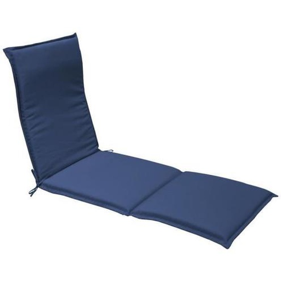 Lot de 2 Coussins Garden pour bain de soleil 190 x 4 x 60 cm - bleu