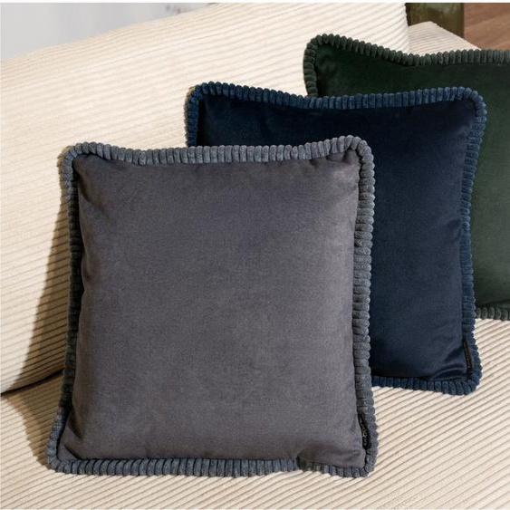 Bobochic - Lot de 2 coussins passepoil 45 x 45 cm GINA