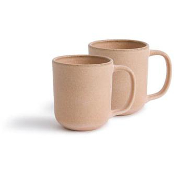 Lot de 2 mugs en grès émaillé, Gandra