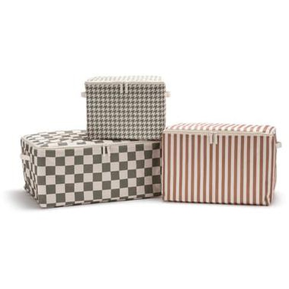 Lot de 3 housses de rangement en polyester, Sunny