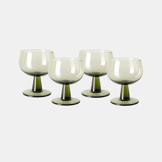 Lot de 4 verres à vin bas - 25 cl