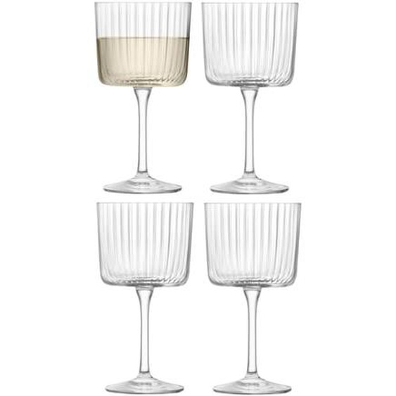 Lot de 4 verres à vin - Gio Line - 25 cl - Transparent