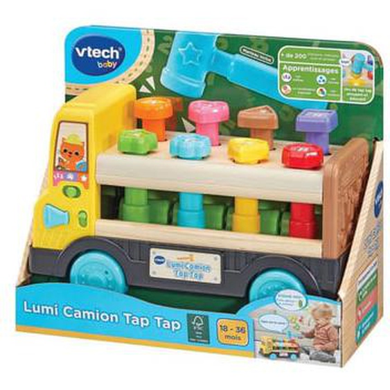 Lumi camion tap tap (jouet avec partie bois certifie fsc)