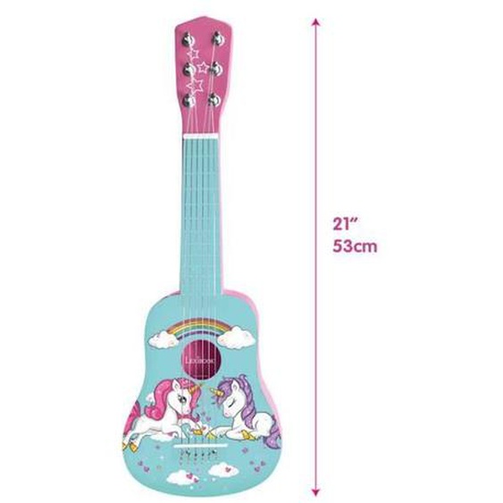 Ma Première Guitare En Bois Licorne – 53 Cm Multicolore