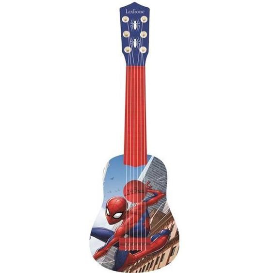 Lexibook - Ma Première Guitare Spider-man - 53cm - Guide Dapprentissage Inclus Bleu