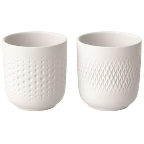 Manufacture Collier blanc Mug set 2pcs.