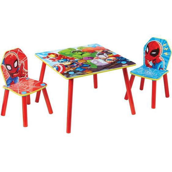 MARVEL Heroes Ensemble table et 2 chaises pour enfants