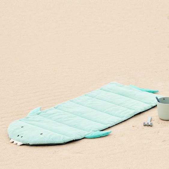 Matelas de plage Fish bleu ciel