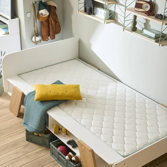 Matelas enfant en latex blanc