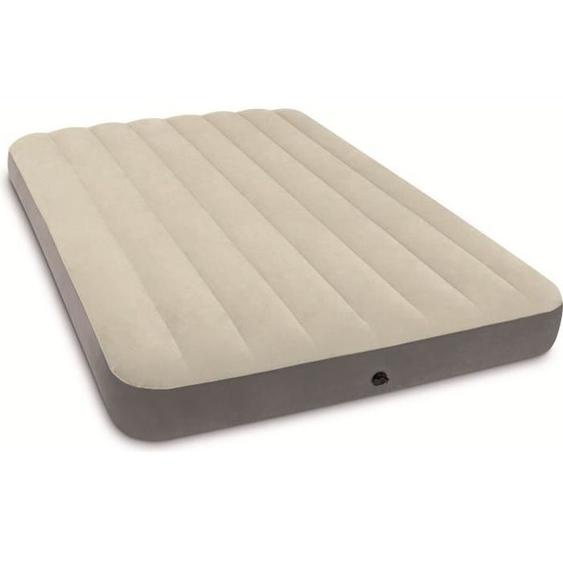 Matelas gonflable INTEX DOWNY FIBER TECH 137x191 cm - Fermeté réglable - 25 cm