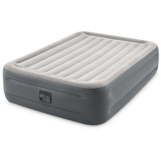 Matelas gonflable - INTEX - Essential Rest Bed - 2 places - Gris