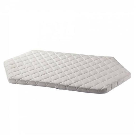 Matelas Hexagonal Pour Parc Bébé - Tissi - 80x140 Cm - Housse Multifonction - Fibre Naturelle Tencel Gris