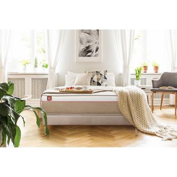 Matelas Le Soyeux Ressorts ensachés et mémoire de forme 5 zones de confort