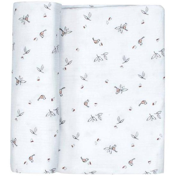 Maxi Lange En Gaze De Coton Melody - Sevira Kids - Mixte - 120x120 Cm - Blanc Blanc