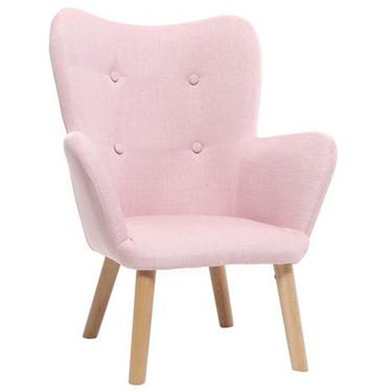 Miliboo - Fauteuil enfant design rose BABY BRISTOL