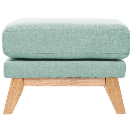 Miliboo - Repose-pieds scandinave déhoussable vert lagon OSLO