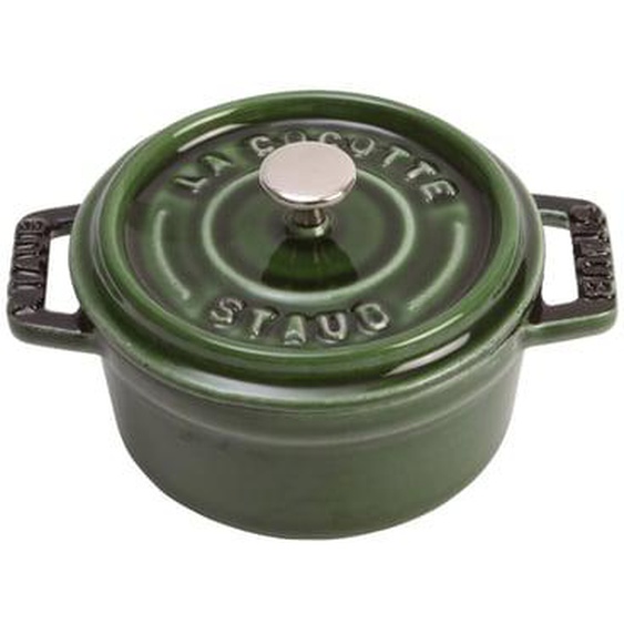 Mini-cocotte fonte émaillée basilic 25 cl