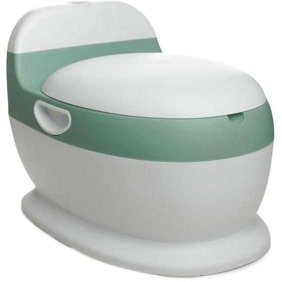 Mini Toilette - Thermobaby - Vert Sauge - Confortable Avec Bruit De Chasse Deau Vert