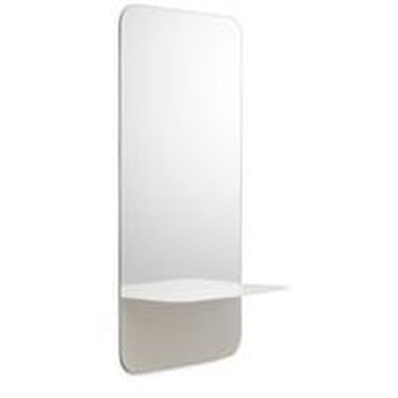 Miroir Horizon - blanc - vertical