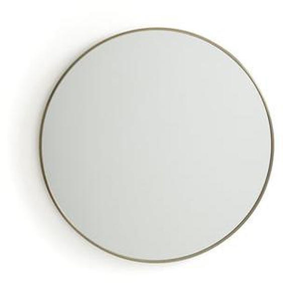 Miroir métal acier laiton vieilli Ø80 cm, Caligone