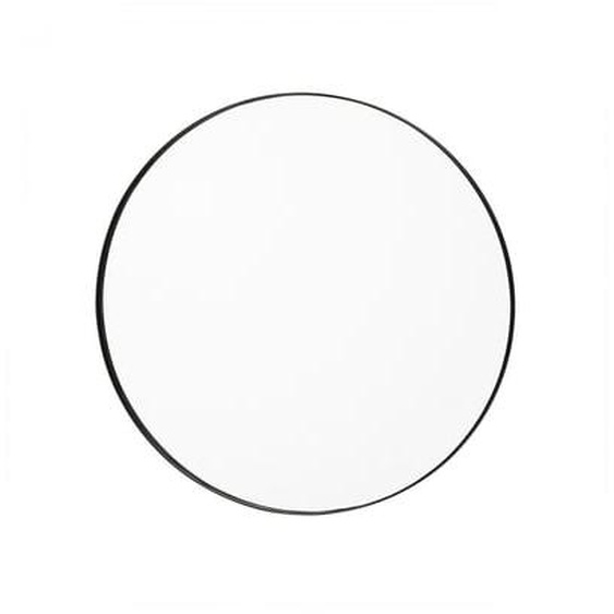 Miroir Mural Circum Clear et Bord Noir XSmall Rond Diam 50 cm