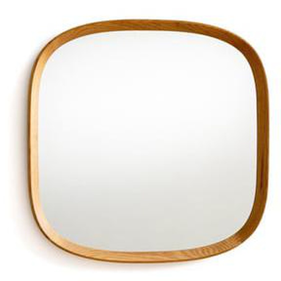 Miroir organique chêne massif, H60cm, Orion