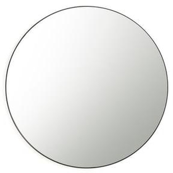 Miroir rond en métal acier Ø120 cm, Iodus