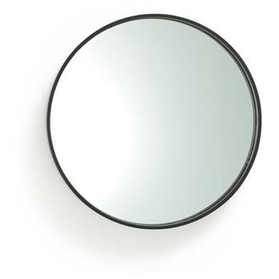 Miroir rond noir Ø55 cm, Alaria