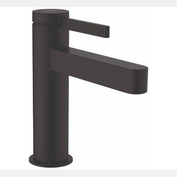 Mitigeur de lavabo 110, bonde Push-Open Finoris noir mat