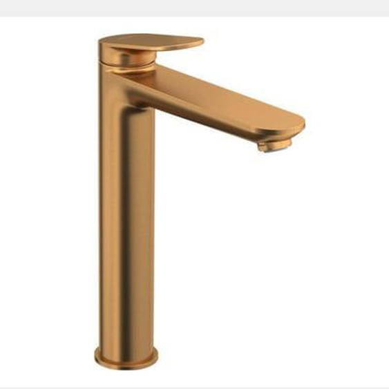 Mitigeur lavabo DUVARIT Wave XL sans vidage bronze brossé