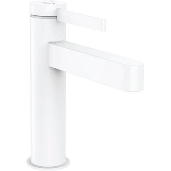 Mitigeur lavabo Finoris 110 CoolStart avec bonde Push-Open Blanc mat