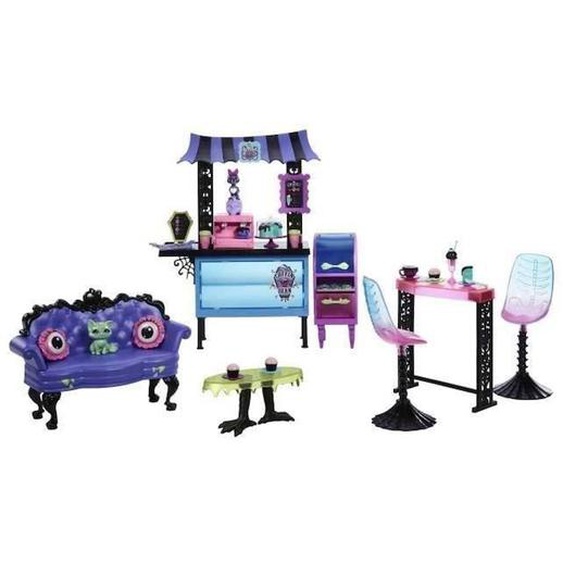 Monster High-au Cercueil Gourmand-coffret Décor De Café Hhk65 Bleu