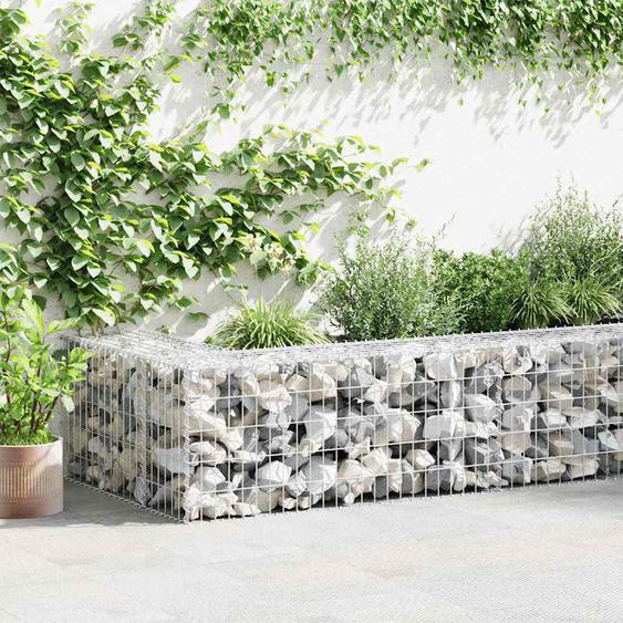 Mur en gabion avec couvercles Acier galvanisé 900x30x50 cm