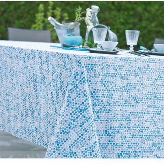 Nappe coton enduit acrylique PERLE