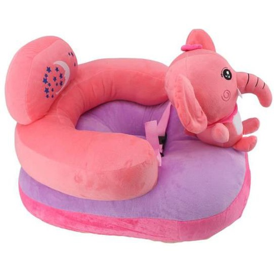 OMABETA Canapé de siège de soutien pour bébé Siège de soutien pour bébé, canapé en peluche douce, meuble sofa éléphant