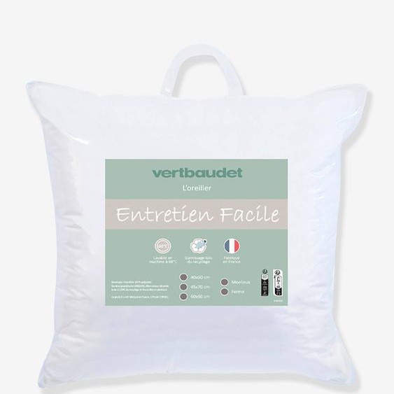 Oreiller ferme microfibre Entretien Facile blanc