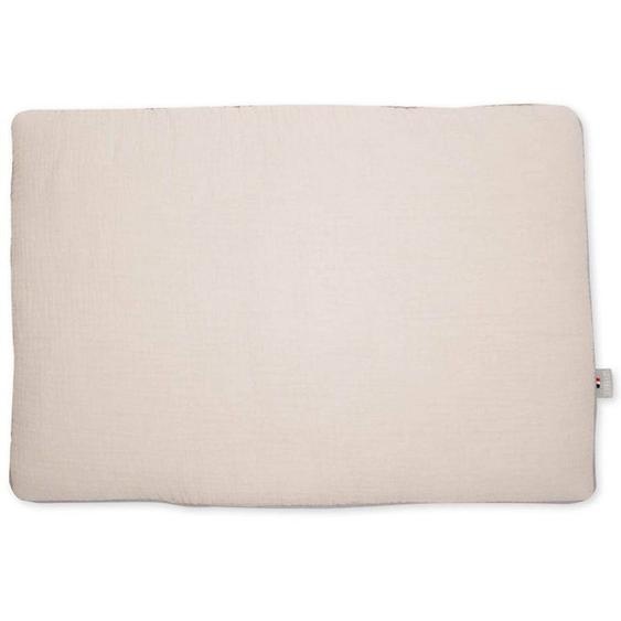 Oreiller Plat En Gaze De Coton - Sevira Kids - Jeanne Beige - 35 X 40 Cm - Made In France Beige