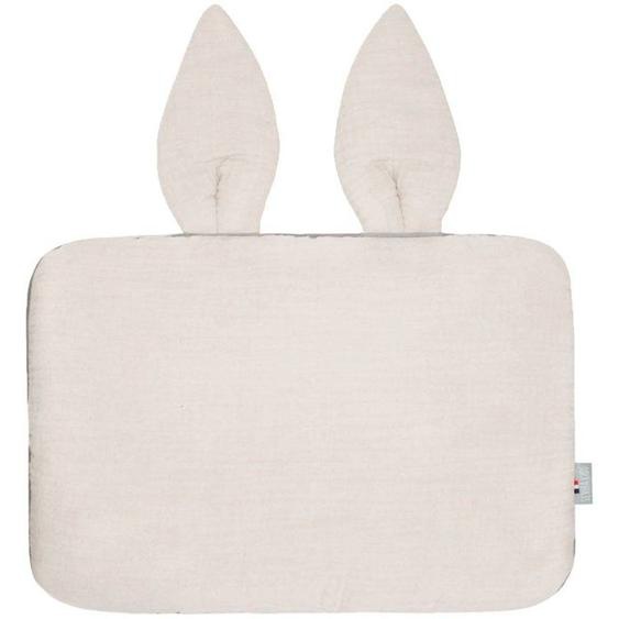 Oreiller Plat Lapin En Gaze De Coton - Sevira Kids - Jeanne Beige Tu - 25 Cm X 35 Cm - Bébé - Mixte - Enfant Beige