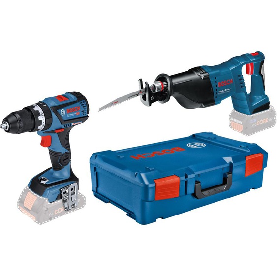 Pack 2 outils 18 V (GSB18V-60C/GSA 18V-LI) (sans batterie ni chargeur) en coffret XL-BOXX - BOSCH