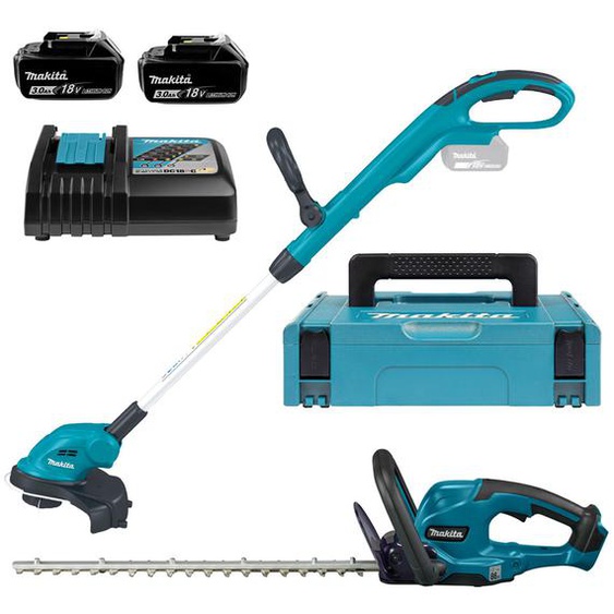 Pack 2 outils 18V (DUH507Z + DUR181Z) + 2 batteries 3Ah + 1 chargeur + coffret MAKPAC - MAKITA - LOT0336