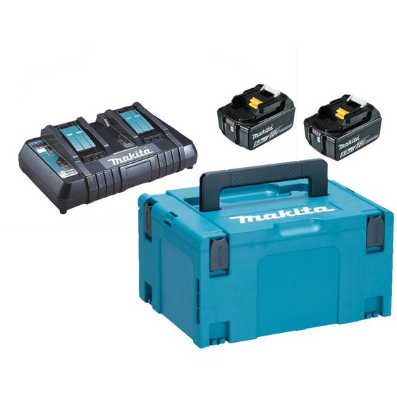 Pack énergie 18V de 2 batteries BL1850B 5Ah en coffret MAKPAC - MAKITA - 197629-2