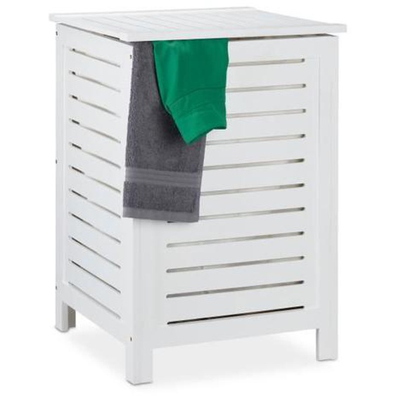 Panier à linge en  bois de pin blanc - 4052025315153