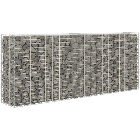 Panier de gabion Acier inoxydable 85x30x200 cm