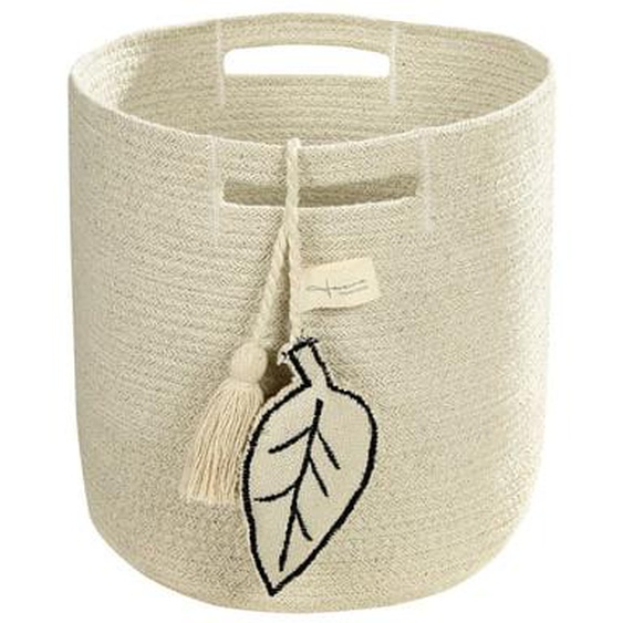 Panier en coton Leaf