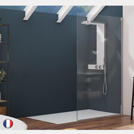 Paroi de douche Alpha Solo 120 cm Chromé Transparent