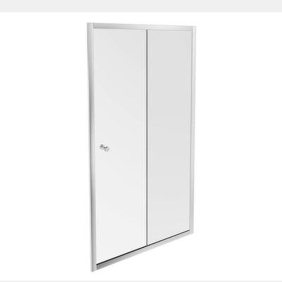 Paroi douche Serenity, 120 cm, porte coulissante réversible instal. Niche