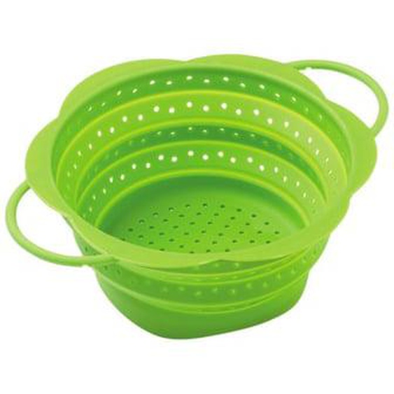 Passoire rétractable silicone vert Ø23 cm