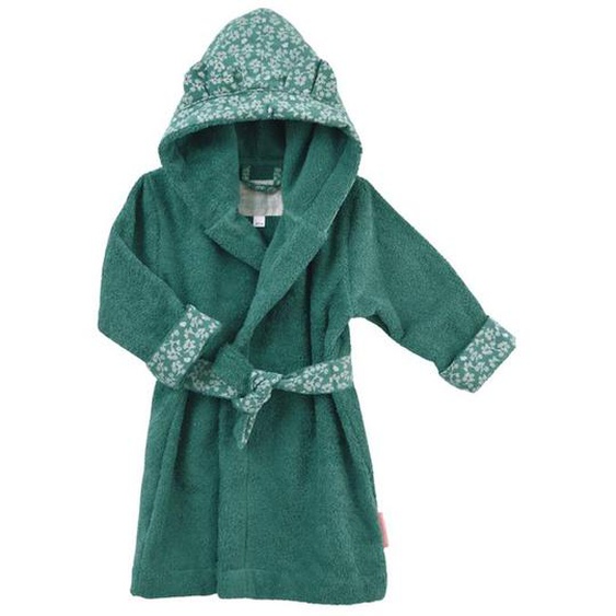 Peignoir Enfant Coton Bio* Mahé - 2/3 Ans Vert