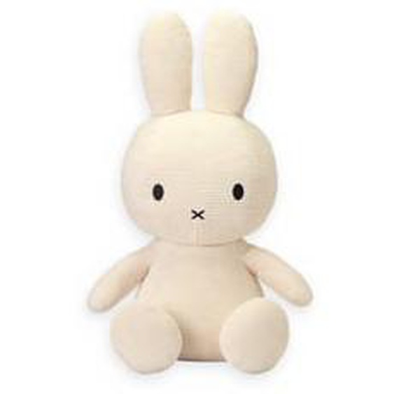 Peluche Miffy en velours côtelé - 50 cm - Blanc